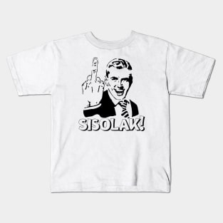 MIDDLE FINGER SISOLAK POLITICALLY INCORRECT Kids T-Shirt